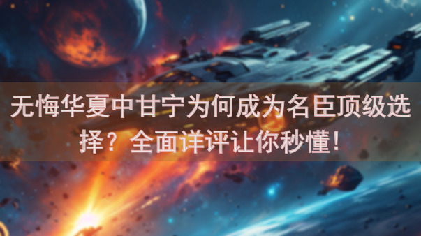 无悔华夏中甘宁为何成为名臣顶级选择？全面详评让你秒懂!