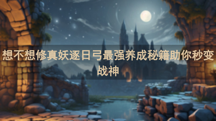 想不想修真妖逐日弓最强养成秘籍助你秒变战神